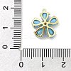 Brass Turquoise Pendants KK-S514-03G-3