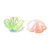 Gradient Color Acrylic Bead Caps X-OACR-Z028-01-2