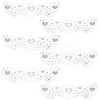 10Pcs Transfer Sticker Proof Removable Temporary Tattoos Stickers DIY-SP0003-65B-06-1