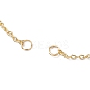 Brass Pave Clear Cubic Zirconia Flat Round Cross Bracelet Making AJEW-JB01356-2
