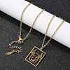 304 Stainless Steel Necklace LS-NJEW-D330-01G-02-4