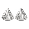 304 Stainless Steel Triangle Stud Earrings EJEW-K295-09P-1