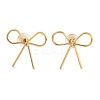 304 Stainless Steel Stud Earrrings EJEW-U065-01A-G-2