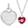 1Pc 925 Sterling Silver Pendant Cabochon Settings STER-BC0003-53P-1