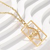 304 Stainless Steel Necklace LS-NJEW-D330-01G-09-1