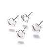 Non-Tarnish 304 Stainless Steel Ear Stud Components LS-STAS-F222-046-1
