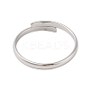 Non-Tarnish 304 Stainless Steel Plain Band Rings STAS-S125-13P-2