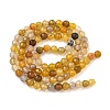 Natural Agate Beads Strands X-G-H302-A01-14-5