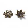 Tibetan Style Bead Caps TIBEB-LF9396YKG-AB-LF-2