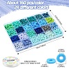 Winter Theme DIY Handmade Polymer Clay Disc Beaded Bracelets Making Kits DIY-YW0010-94-3