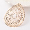 Filigree Teardrop Iron Filigree Joiners Links LS-X-IFIN-K009-04KC-2