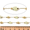 Handmade Prehnite Faceted Round Beaded Chains CHC-F021-01G-01-3