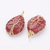 Natural & Synthetic Mixed Stone Pendants G-P269-M-P-2