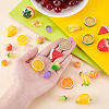 26Pcs 13 Styles Resin Pendants RESI-GA0001-33-3