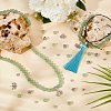 Natural Green Aventurine Beaded Pendant Decoration Jewelry Set DIY Making Kit DIY-OC0012-06-5