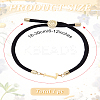 1Pc Adjustable Nylon Cord Slider Bracelets for Women BJEW-LP0001-32L-01-2