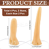 4Pcs 2 Styles Halloween Prank Toy Props PVC Plastic Long Nose AJEW-CN0004-49-2