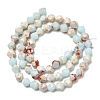 Synthetic Shoushan Stone Beads Strands G-Z119-A01-01B-4