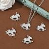 SHEGRACE Brass Micro Pave Cubic Zirconia Pendants XGRQ3D256-495G-5