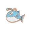 Alloy Enamel Pendants ENAM-A008-44KCG-01-1