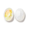 Mocha Fluorescent Style Glass Rhinestone Cabochons GGLA-M005-01B-001MK-2