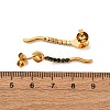 304 Stainless Steel Snake Stud Earrings EJEW-A136-03B-G-5
