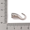 Non-Tarnish 304 Stainless Steel Hook Clasps STAS-C109-23P-02-3