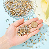 1200Pcs 6 Styles CCB Plastic Spacer Beads CCB-PA0001-09-3