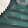 8Pcs 2 Colors Alloy Rectangle Bar Finger Ring for Women FIND-CA0007-09-4