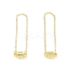Brass Magnetic Clasp with Cable Safety Chain X-KK-F839-035G-1