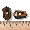 Natural Tiger Eye Faceted Pendants G-B151-02H-3