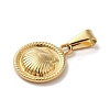 PVD Vacuum Plating 304 Stainless Steel Pendants STAS-B053-27G-2