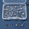 16Pcs Brass Stud Earring Findings KK-FS0001-56P-6