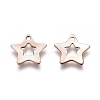 201 Stainless Steel Charms STAS-E484-07RG-1