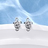 Tarnish Resistant 304 Stainless Steel Music Note Studs Earrings with 316 Stainless Steel Pins for Women LS-MUSI-PW0001-23P-4