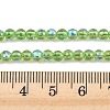 Electroplate Transparent Glass Beads EGLA-B013-02A-AB04-4