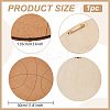 Wood Wall Jewelry Display Cork Tray AJEW-WH0348-466F-2