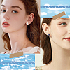 6 Pairs 2 Style Shell Pearl Ball Stud Earrings EJEW-BBC0001-34-5