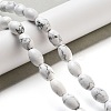 Natural Howlite Beads Strands G-B106-B25-01-2