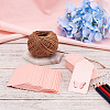 Jewelry Display Kraft Paper Price Tags and Jute Twine CDIS-TA0001-06D-7