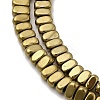Electroplated Synthetic Non-magnetic Hematite Beads Strands G-H327-F01-01-3