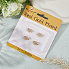 6Pcs Brass Micro Pave Clear Cubic Zirconia Box Clasps KK-BBC0019-67-5
