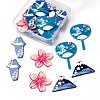 24Pcs 4 Style Acrylic Pendants KY-LS0001-08-2