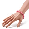 Natural Chalcedony Stretch Bracelet for Women Men Gift BJEW-JB06690-3