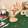 Plastic Mannequin Hand Jewelry Display Holder Stands RDIS-WH0009-013C-4