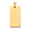 Christmas Ion Plating(IP) 304 Stainless Steel Pendants STAS-Z098-39G-3