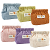 6pcs 6 styles Mini Cloth Printed Multipurpose Shrapnel Makeup Bags Change Purse ABAG-GF0001-25-1