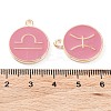 Alloy Enamel Pendants ENAM-S124-01A-03-4
