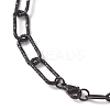 304 Stainless Steel Paperclip Chain Necklaces for Women Men NJEW-JN05820-5