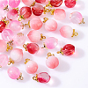 36Pcs 3 Colors Glass Pendants GLAA-GA0001-95-8